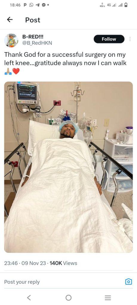 Gov Adeleke’s Son, B-red Undergoes Kneel Surgery | Nigeria News ...